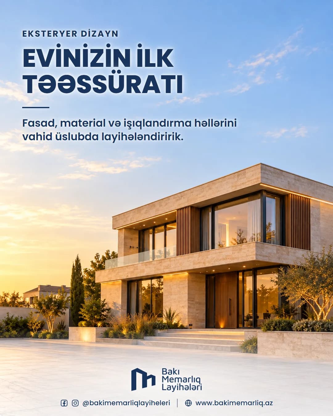 Bakı Memarlıq Layihələri: Eksteryer dizayn